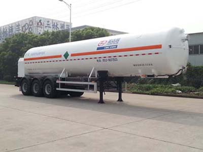 圣达因12米27.4吨3轴低温液体运输半挂车(SDY9405GDYY)