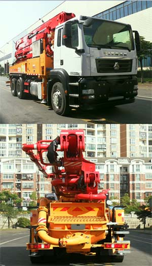 三一牌SYM5283THBDZ混凝土泵车公告图片