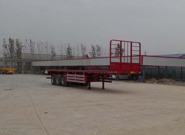 鲁郓万通13米34.2吨3轴平板运输半挂车(YFW9400TPB)