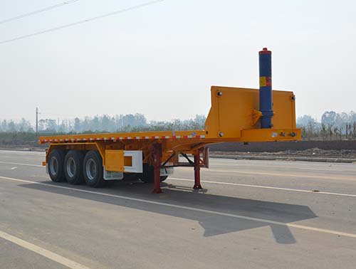 天骏德锦10.2米31.5吨3轴平板自卸半挂车(TJV9400ZZXPE)