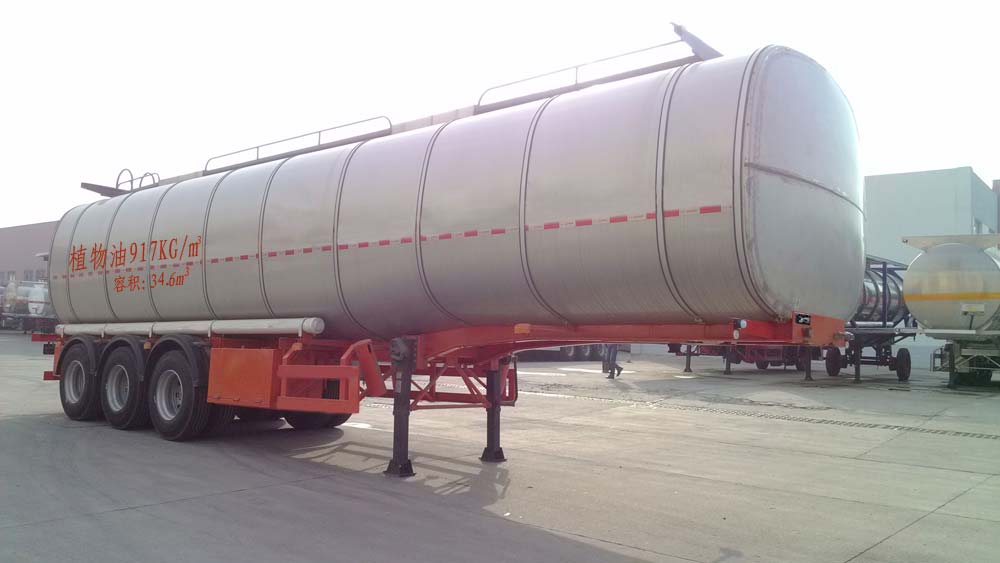 兴扬11.6米30.3吨3轴液态食品运输半挂车(XYZ9400GYSB)