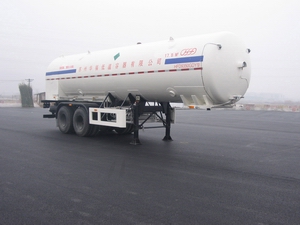 华福9.7米23吨2轴低温液体运输半挂车(HFD9350GDY)