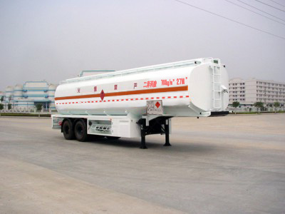 永强9.8米19.5吨2轴化工液体运输半挂车(YQ9290GHY)