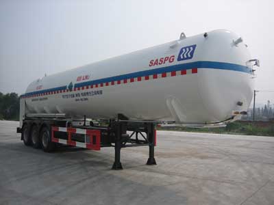 川12.7米24.1吨3轴低温液体运输半挂车(KQF9406GDYFSD)