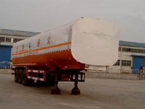 通亚达13米30.2吨3轴化工液体运输半挂车(CTY9402GHY)