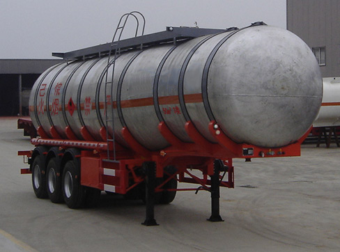 兴扬12.3米32吨3轴易燃液体罐式运输半挂车(XYZ9401GRY)