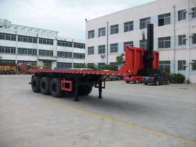 蓬莱10.2米32吨3轴平板自卸半挂车(PG9401ZZXP)