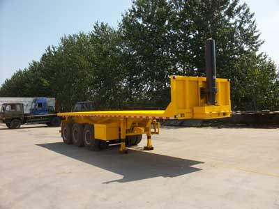蓬莱9米34吨3轴平板自卸半挂车(PG9400ZZXP)