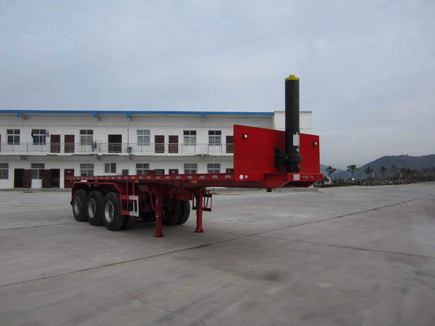 神河9.8米32.9吨3轴平板自卸半挂车(YXG9401ZZXP)
