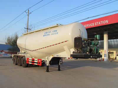 程力威11米28.4吨3轴中密度粉粒物料运输半挂车(CLW9404GFL)
