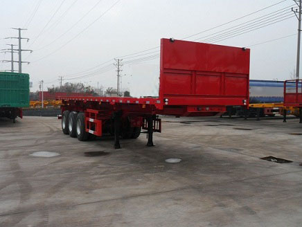 亚中车辆11米32.3吨3轴平板自卸半挂车(WPZ9403ZZXP)
