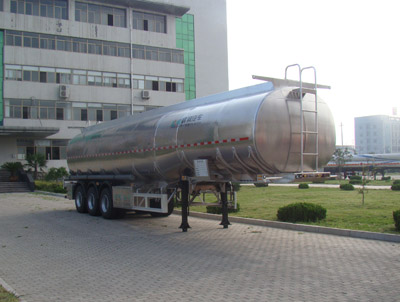 盛润12米33.1吨3轴铝合金液态食品运输半挂车(SKW9402GYS)