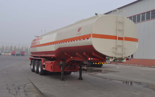 旗林11.3米30.5吨3轴易燃液体罐式运输半挂车(QLG9404GRYA)