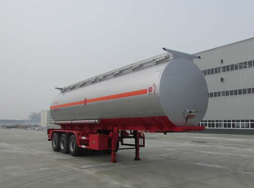 楚胜11米30.1吨3轴易燃液体罐式运输半挂车(CSC9405GRYY)