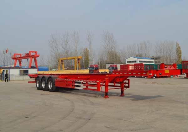 广通达15米34.4吨3轴集装箱运输半挂车(JKQ9403TJZ)