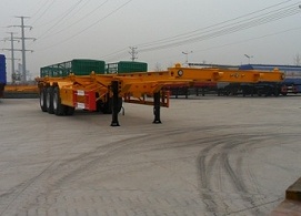 亚中车辆12.4米30.7吨3轴集装箱运输半挂车(WPZ9370TJZG)