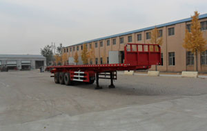 八匹马13米32.9吨3轴平板自卸半挂车(TSS9401ZZXP)