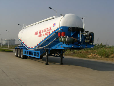 程力威13米28吨3轴粉粒物料运输半挂车(CLW9400GFL)