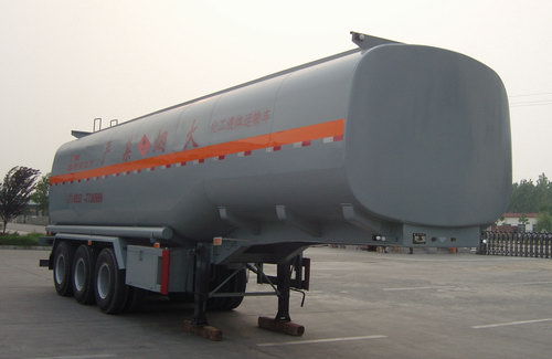 华宇达11米31吨3轴化工液体运输半挂车(LHY9404GHY)