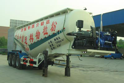 欧铃11.4米30.6吨3轴粉粒物料运输半挂车(ZB9401GFL)