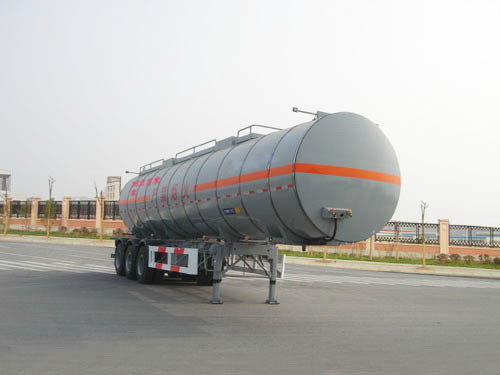 通华12.6米30.5吨3轴易燃液体罐式运输半挂车(THT9400GRYE)