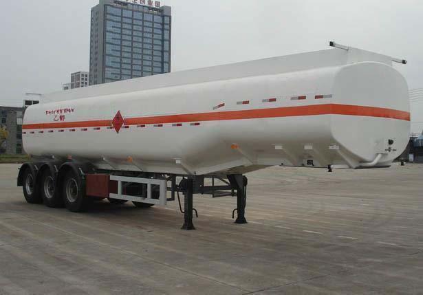 永旋11.6米31.3吨3轴易燃液体罐式运输半挂车(HYG9406GRY)