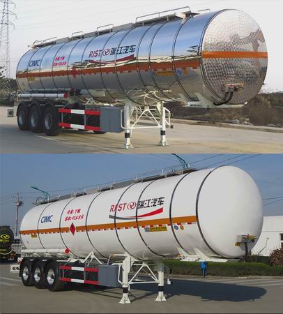 瑞江WL9405GRY易燃液体罐式运输半挂车公告图片