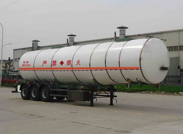 瑞江12.9米31.5吨3轴易燃液体罐式运输半挂车(WL9401GRYC)