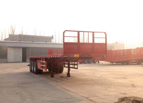 腾运13米34吨3轴平板运输半挂车(LLT9400TPB)