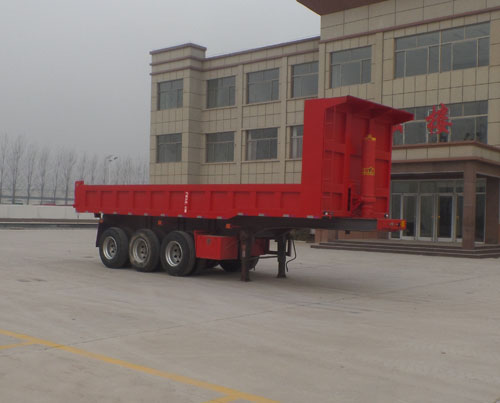 坤博10.5米31.5吨3轴自卸半挂车(LKB9400ZHE)