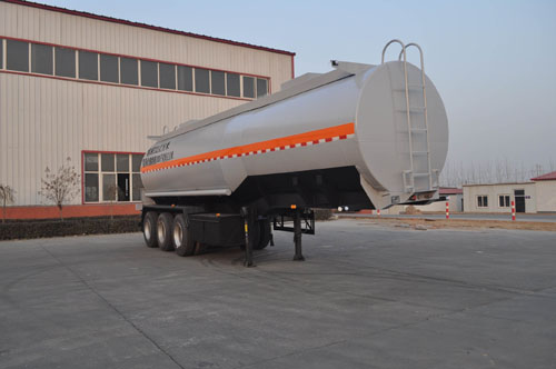 旗林10.6米31.6吨3轴腐蚀性物品罐式运输半挂车(QLG9406GFW)