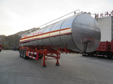 普诚12.3米30.5吨3轴液态食品运输半挂车(PC9405GYSC)