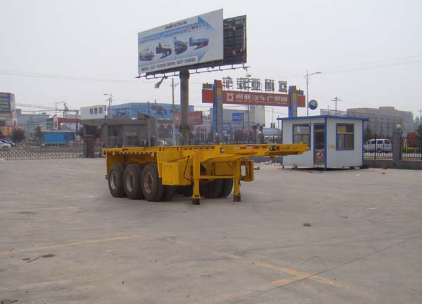 通亚达9.6米34.5吨3轴集装箱运输半挂车(CTY9408TJZG30)