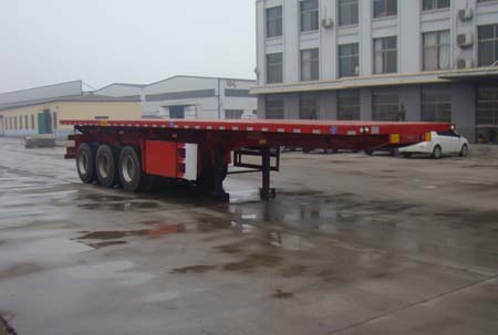 远东汽车11米32吨3轴平板自卸半挂车(YDA9401ZZXP)
