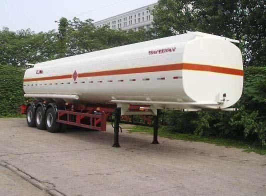 永旋12.4米30.8吨3轴易燃液体罐式运输半挂车(HYG9403GRY)