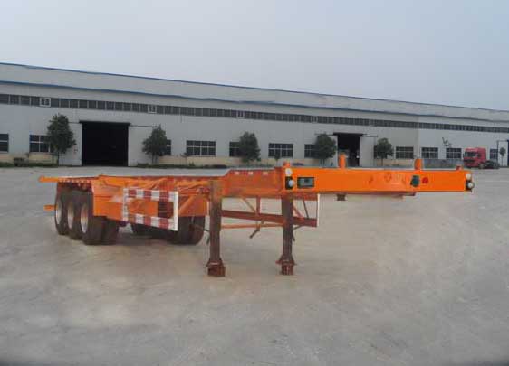 三威12.5米35吨3轴集装箱运输半挂车(WQY9400TJZ)
