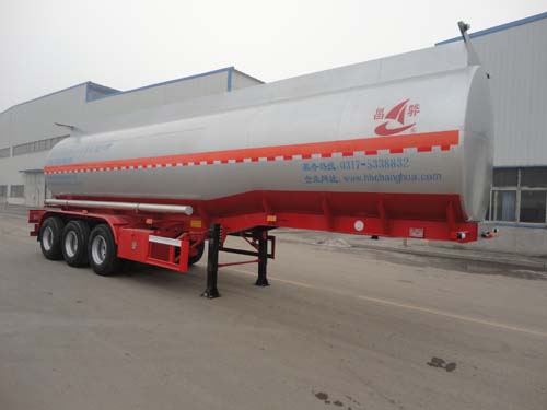 昌骅11米31.5吨3轴氧化性物品罐式运输半挂车(HCH9400GYW)
