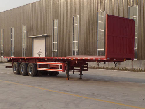 裕诚13米32.7吨3轴平板自卸半挂车(JJN9400ZZXP)