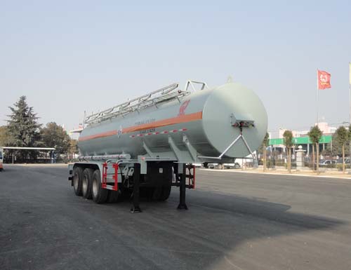 华威驰乐10.4米31.7吨3轴腐蚀性物品罐式运输半挂车(SGZ9400GFW)