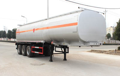 润知星11.2米29.8吨3轴易燃液体罐式运输半挂车(SCS9401GRY)