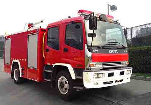 SJD5161GXFPM60/WSA 捷达消防牌泡沫消防车图片