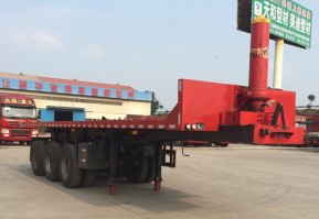 平板自卸半挂车