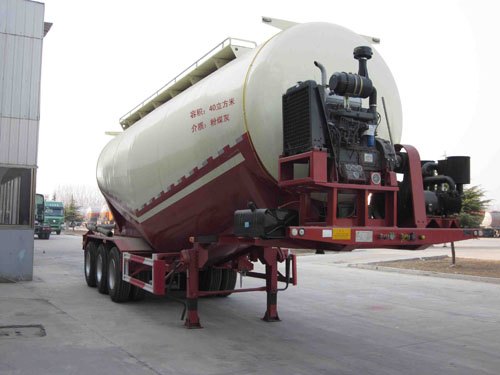 万事达10.2米32.5吨3轴中密度粉粒物料运输半挂车(SDW9402GFL)
