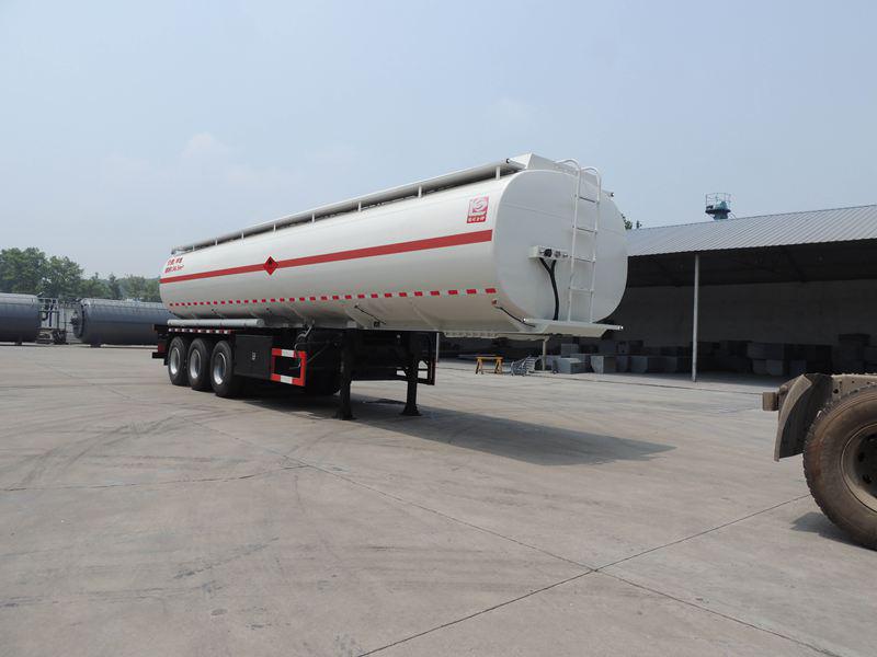 醒狮10.6米30.3吨3轴易燃液体罐式运输半挂车(SLS9401GRY)