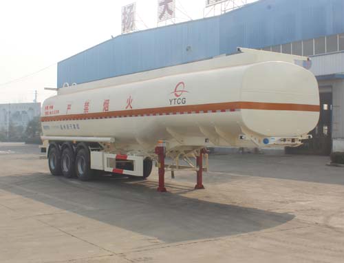 金皖12.5米30.5吨3轴易燃液体罐式运输半挂车(LXQ9403GRY)