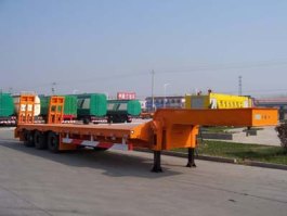 低平板运输半挂车