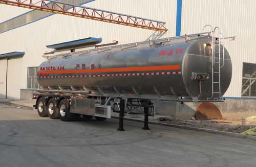 昌骅12.8米33吨3轴易燃液体罐式运输半挂车(HCH9400GRYLHJ2)