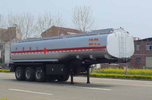 醒狮12.8米33吨3轴易燃液体罐式运输半挂车(SLS9408GRYA)