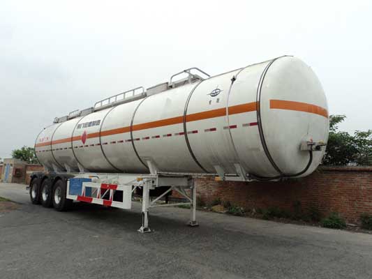 宏图HT9401GRY易燃液体罐式运输半挂车公告图片