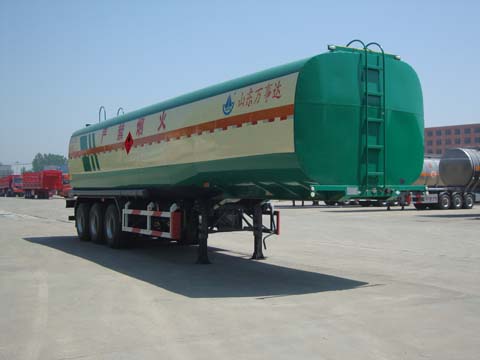 万事达12.2米32吨3轴易燃液体罐式运输半挂车(SDW9402GRY)